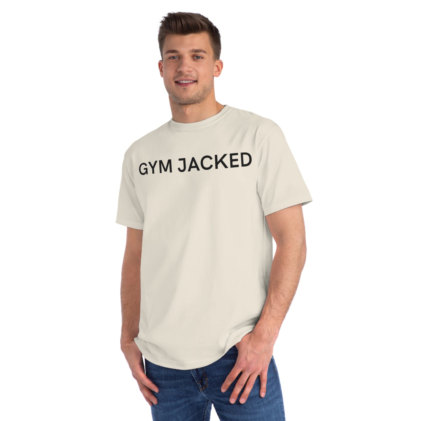 Gym Jacked Organic Unisex Classic T-Shirt - Gym Apparel, Fitness Tee, Gift for Gym Lovers, Workout Clothing, Unique Fitness Shirt
