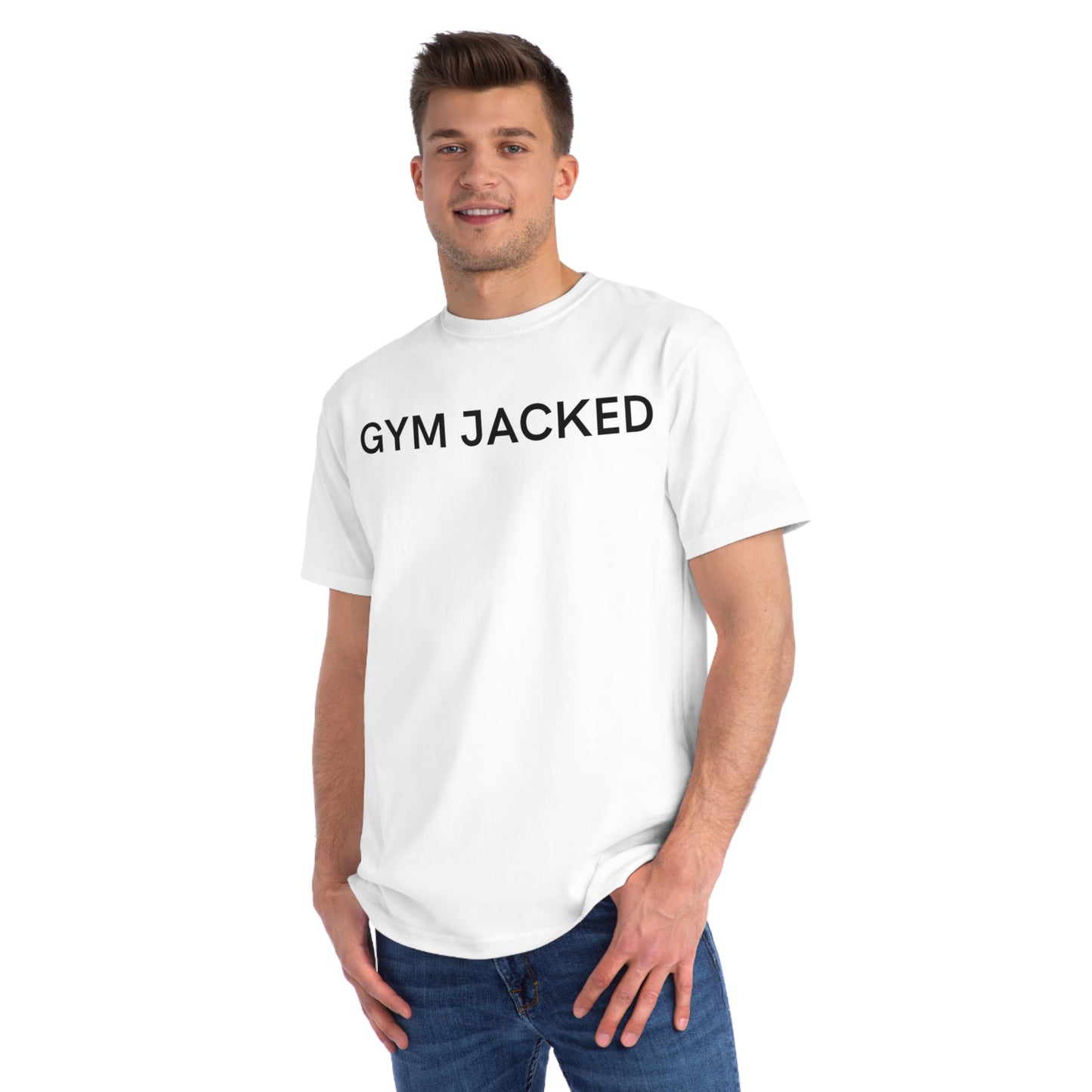 Gym Jacked Organic Unisex Classic T-Shirt - Gym Apparel, Fitness Tee, Gift for Gym Lovers, Workout Clothing, Unique Fitness Shirt