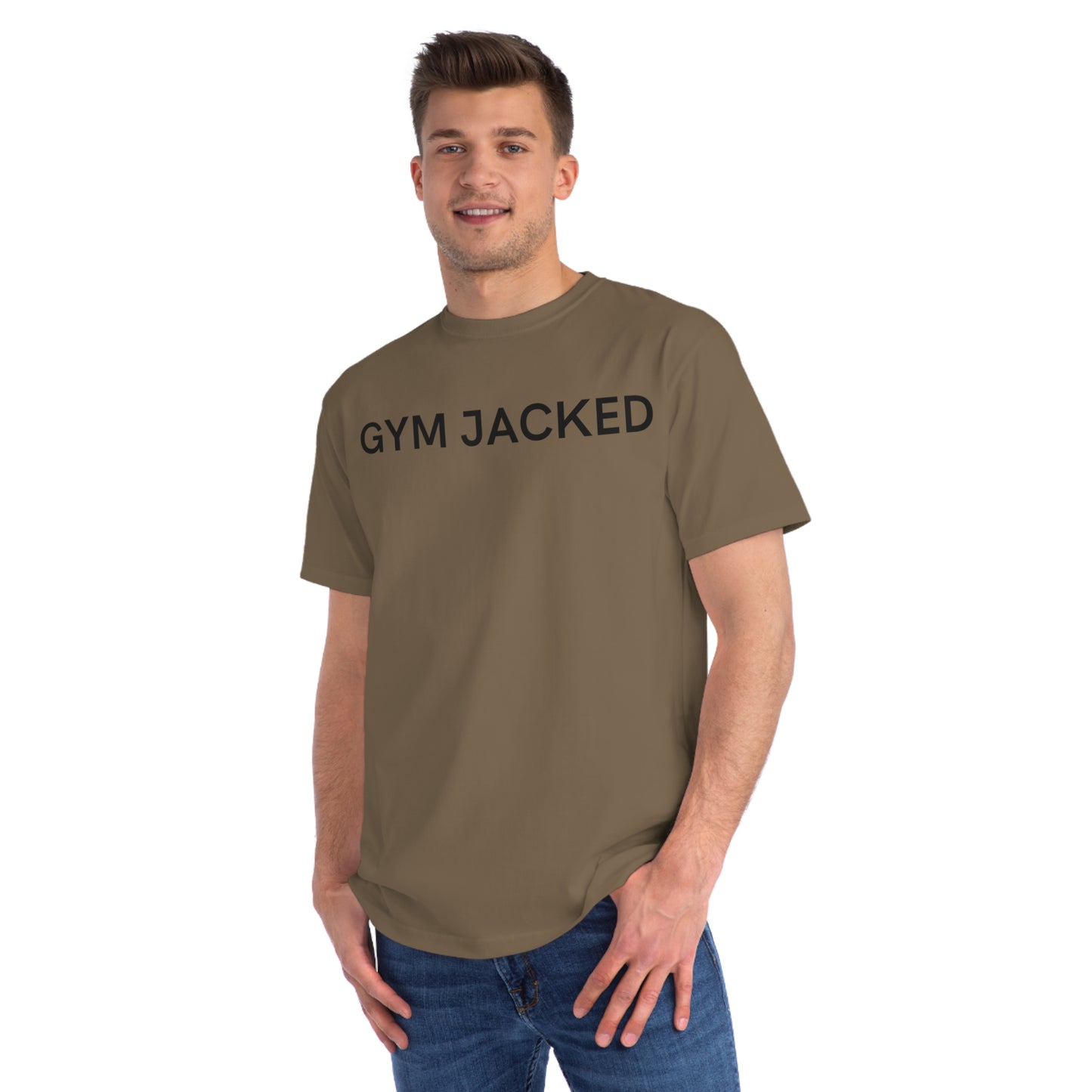 Gym Jacked Organic Unisex Classic T-Shirt - Gym Apparel, Fitness Tee, Gift for Gym Lovers, Workout Clothing, Unique Fitness Shirt